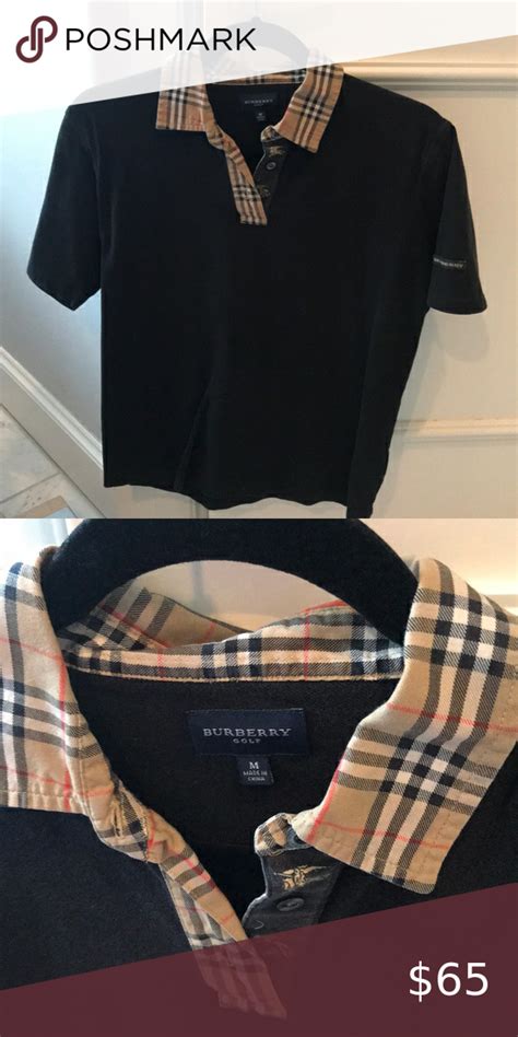 burberry golf shirt t shirt|cheap Burberry long sleeve shirt.